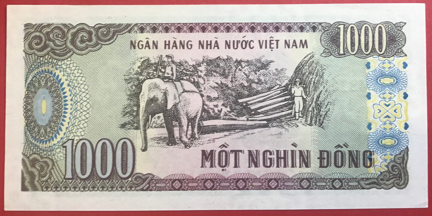Vietnam - 1000 Dông 1988 P#106 Kvalitet 01/0