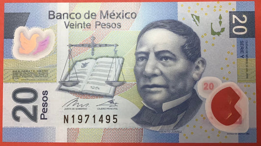 Mexico - 20 Pesos 12.7.2016 P#122y Kvalitet 0
