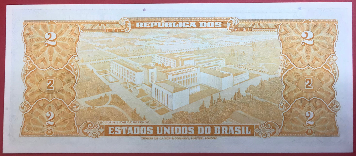 Brazil - 2 Cruzeiros (1956-1958) P#157Ac Kvalitet 0