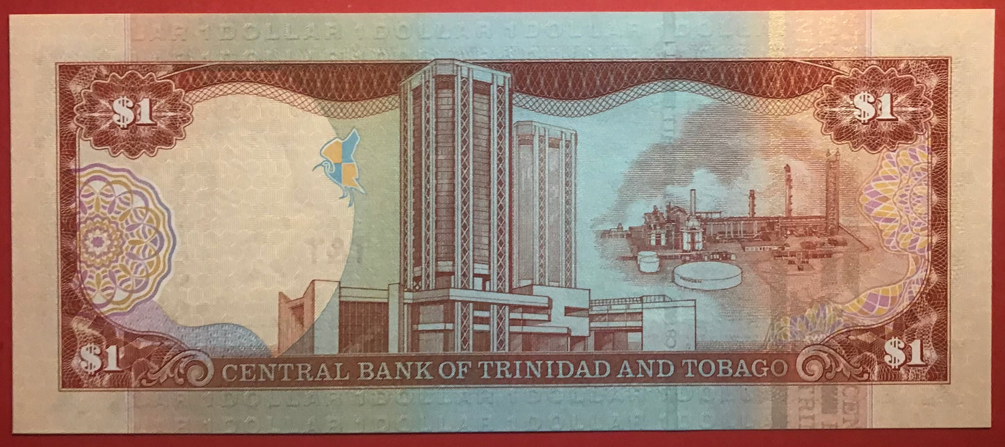 Trinidad & Tobago - 1 Dollar 2002 P#41b Kvalitet 0