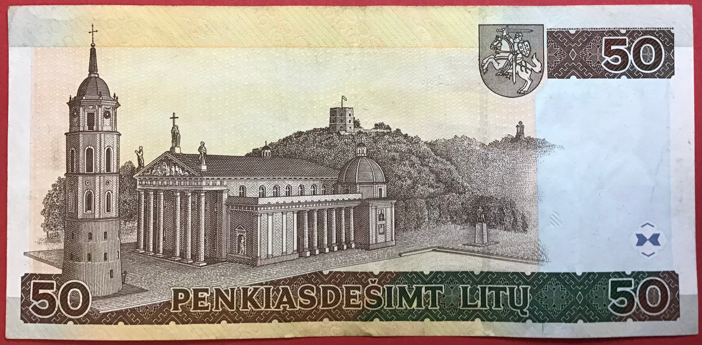 Lithuania - 50 Litu 2003 P#67 Kvalitet 1+