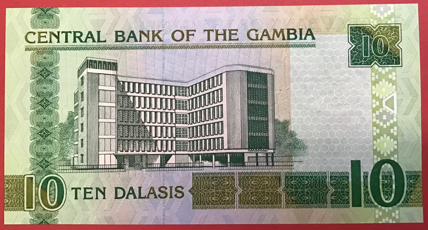 Gambia - 10 Dalasis (2006) P#26a Kvalitet 0