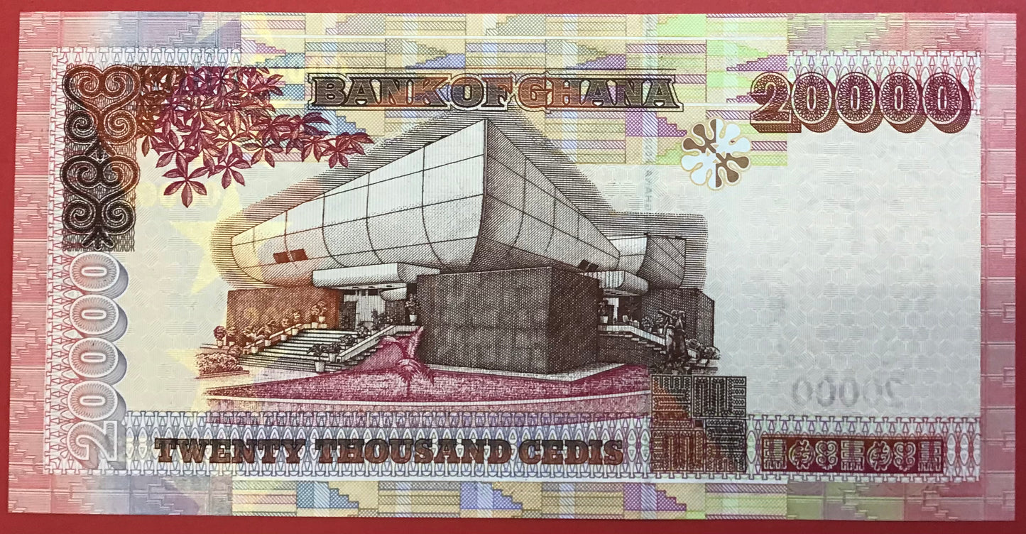 Ghana - 20.000 Cedis 4.8.2006 P#36c Kvalitet 0