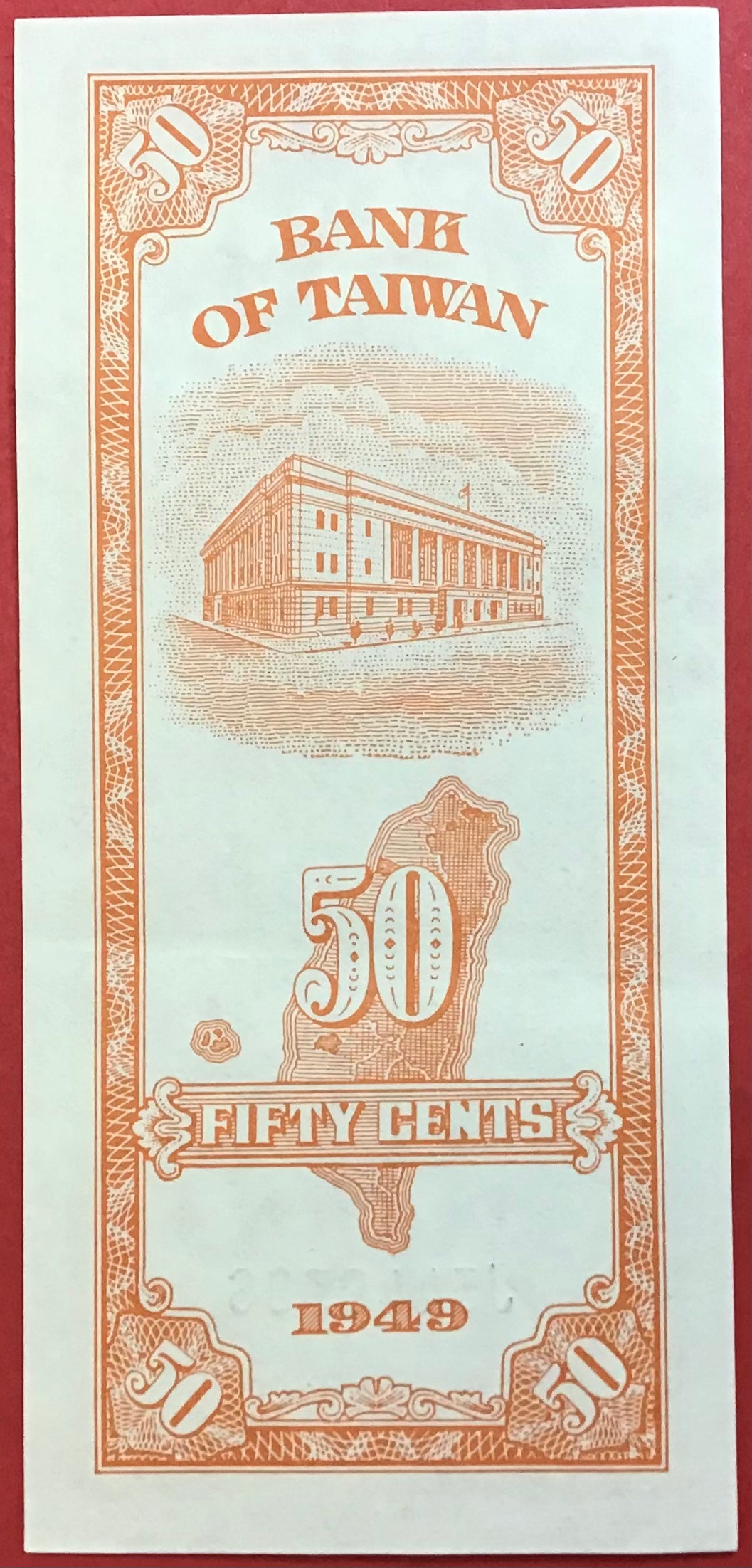 China/Taiwan - 50 Cents 1949 P#1949a Kvalitet 01