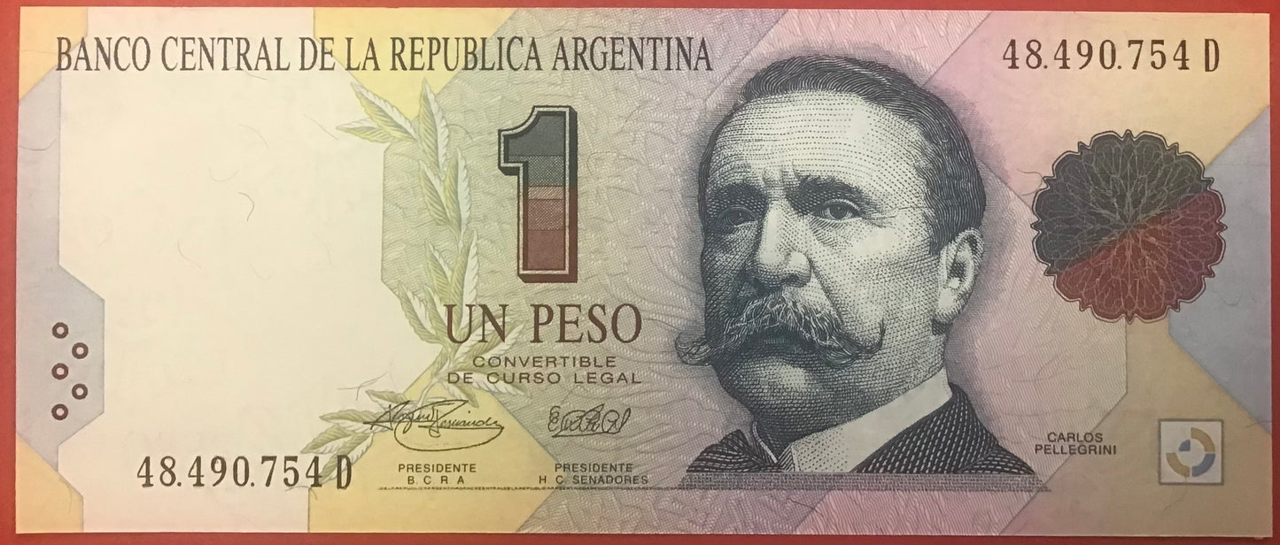 Argentina - 1 Peso 1993 P#339b Kvalitet 0
