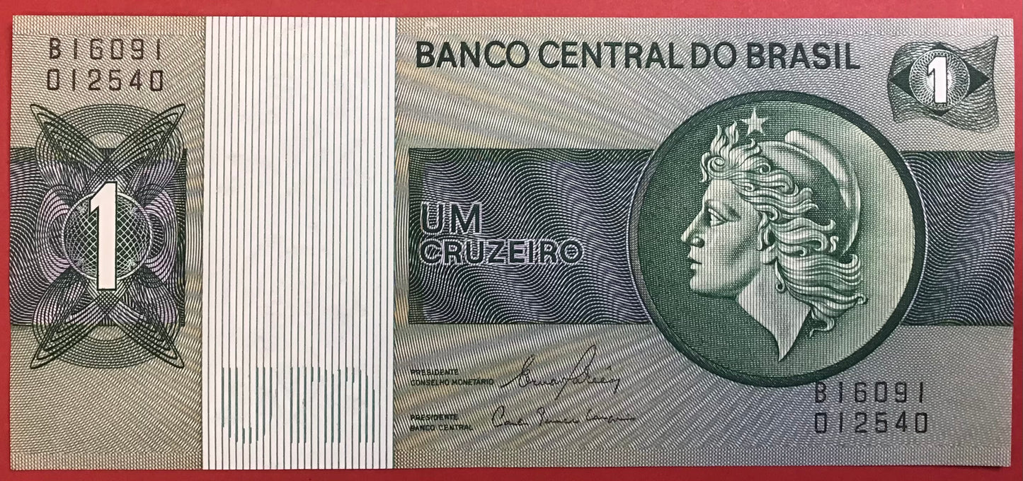 Brazil - 1 Cruzeiro 1980 P#191Ac Kvalitet 0