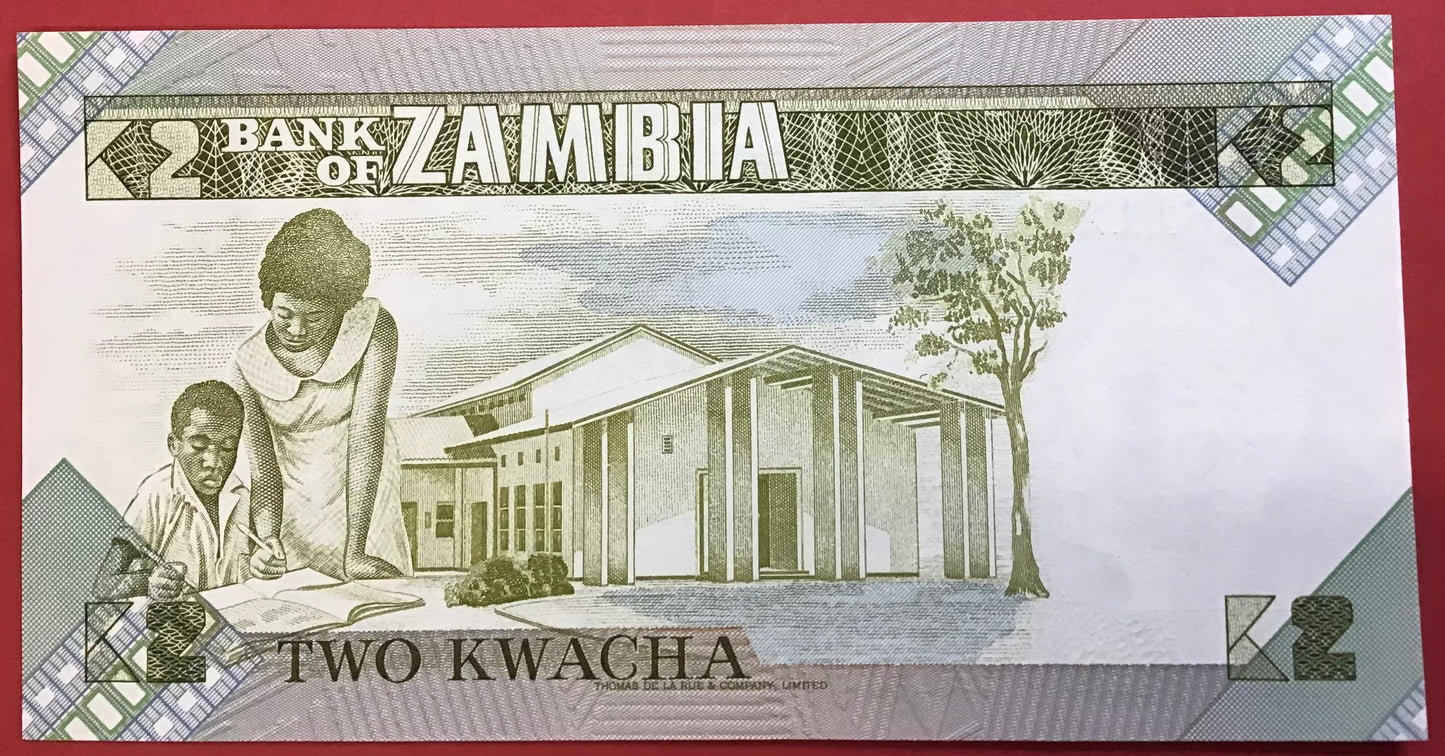 Zambia - 2 Kwacha (1980-88)P#24c Kvalitet 0