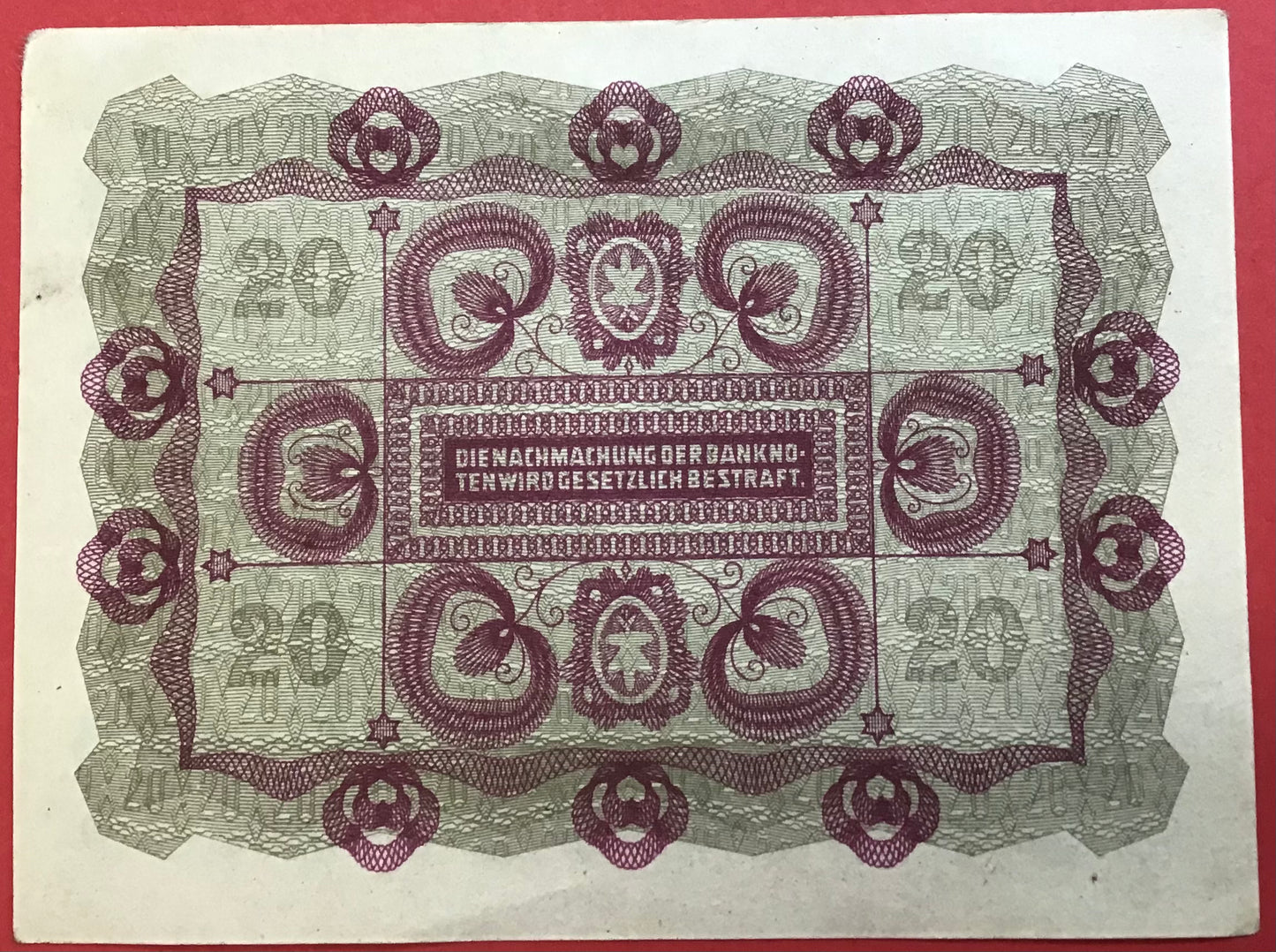 Austria - 20 Kronen 2.1.1922 P#76 Kvalitet 1+/01