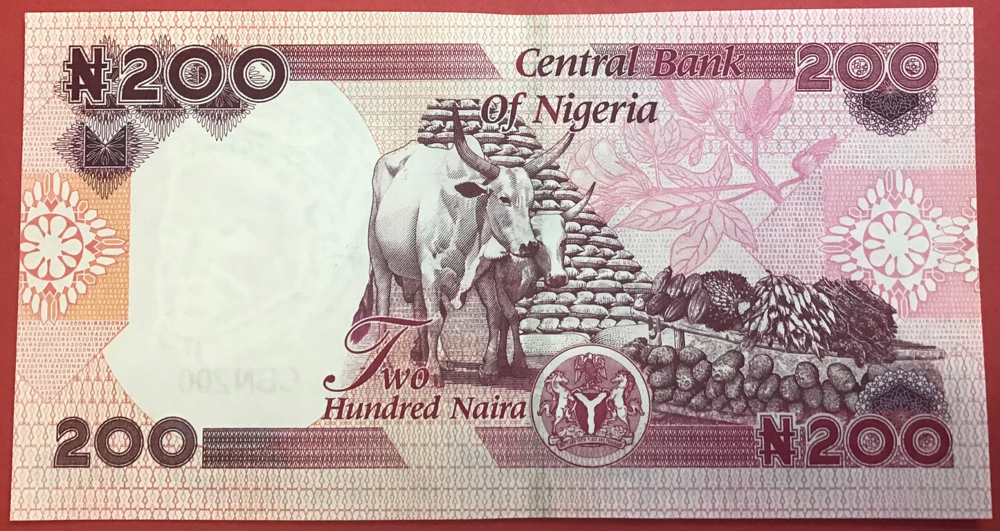 Nigeria - 200 Naira 2024 P#W47 Kvalitet 0