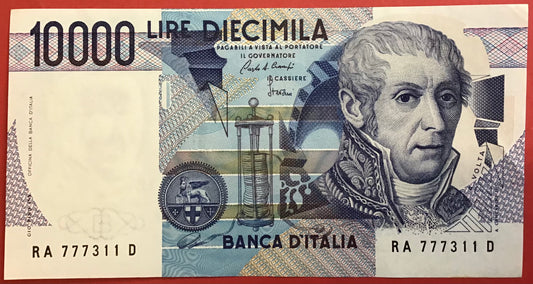 Italy - 10.000 Lire 3.9.1984 P#112a Kvalitet 01