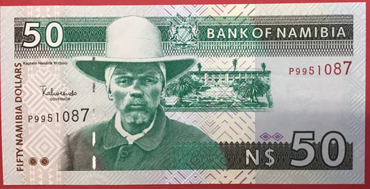 Namibia - 50 Namibia Dollars (1999) P#7a Kvalitet 0