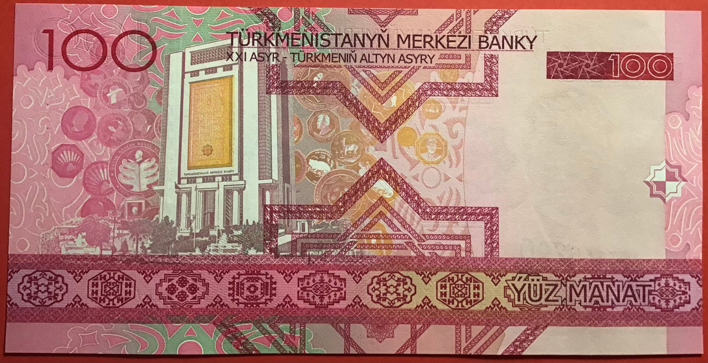 Turkmenistan - 100 Manat 2005 P#18 Kvalitet 0