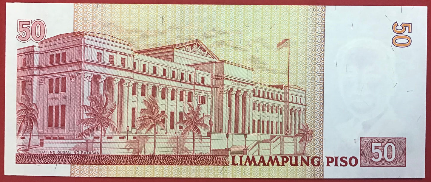 Philippines - 50 Piso 1999 P#183c Kvalitet 0