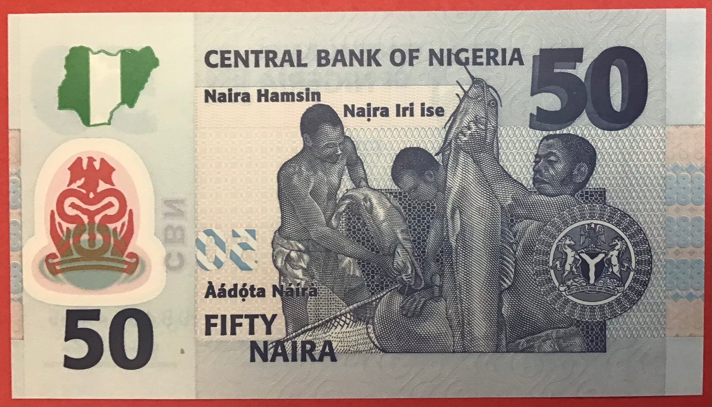 Nigeria - 50 Naira 2024 P#40 Kvalitet 0