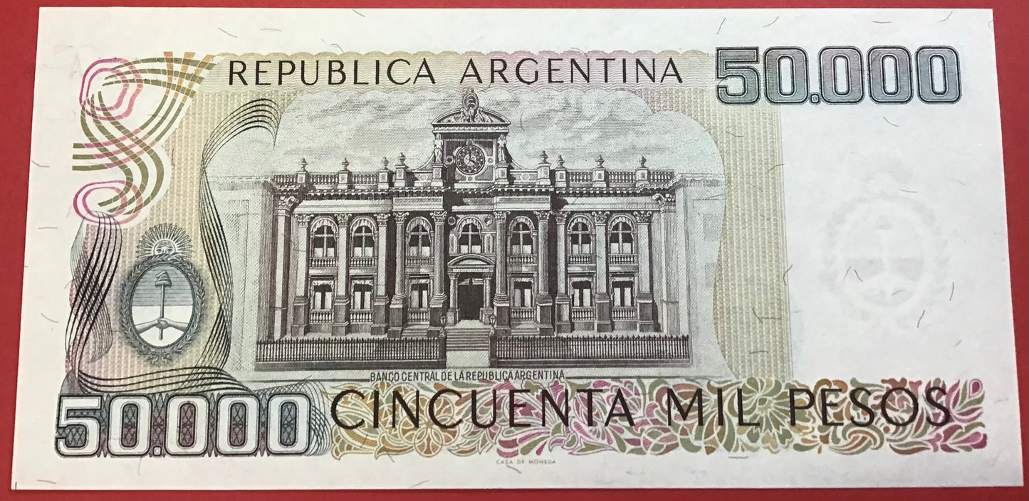 Argentina - 50.000 Pesos (1979-83) P#307 Kvalitet 0