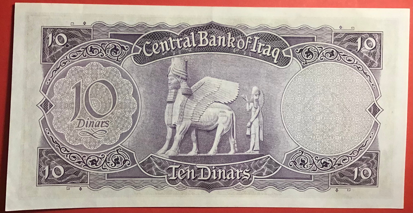 Iraq - 10 Dinars (1959)P#55a Kvalitet 01/0