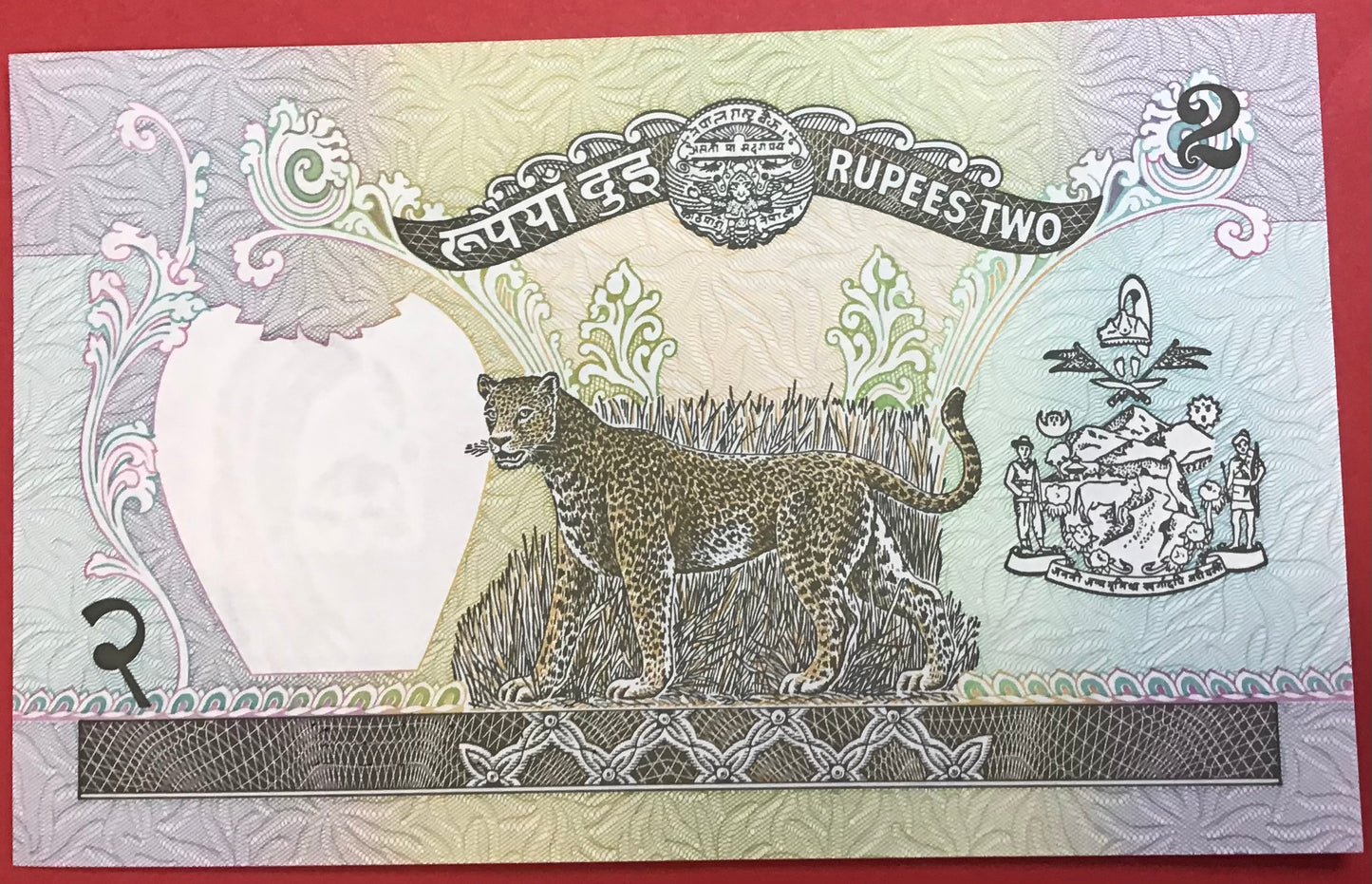 Nepal - 2 Rupees (1981-) P#29 Kvalitet 0