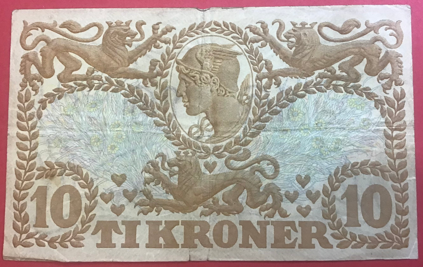 Danmark - 10 Kroner 1943 (T 7758674) Sieg#105 Kvalitet 1/1+