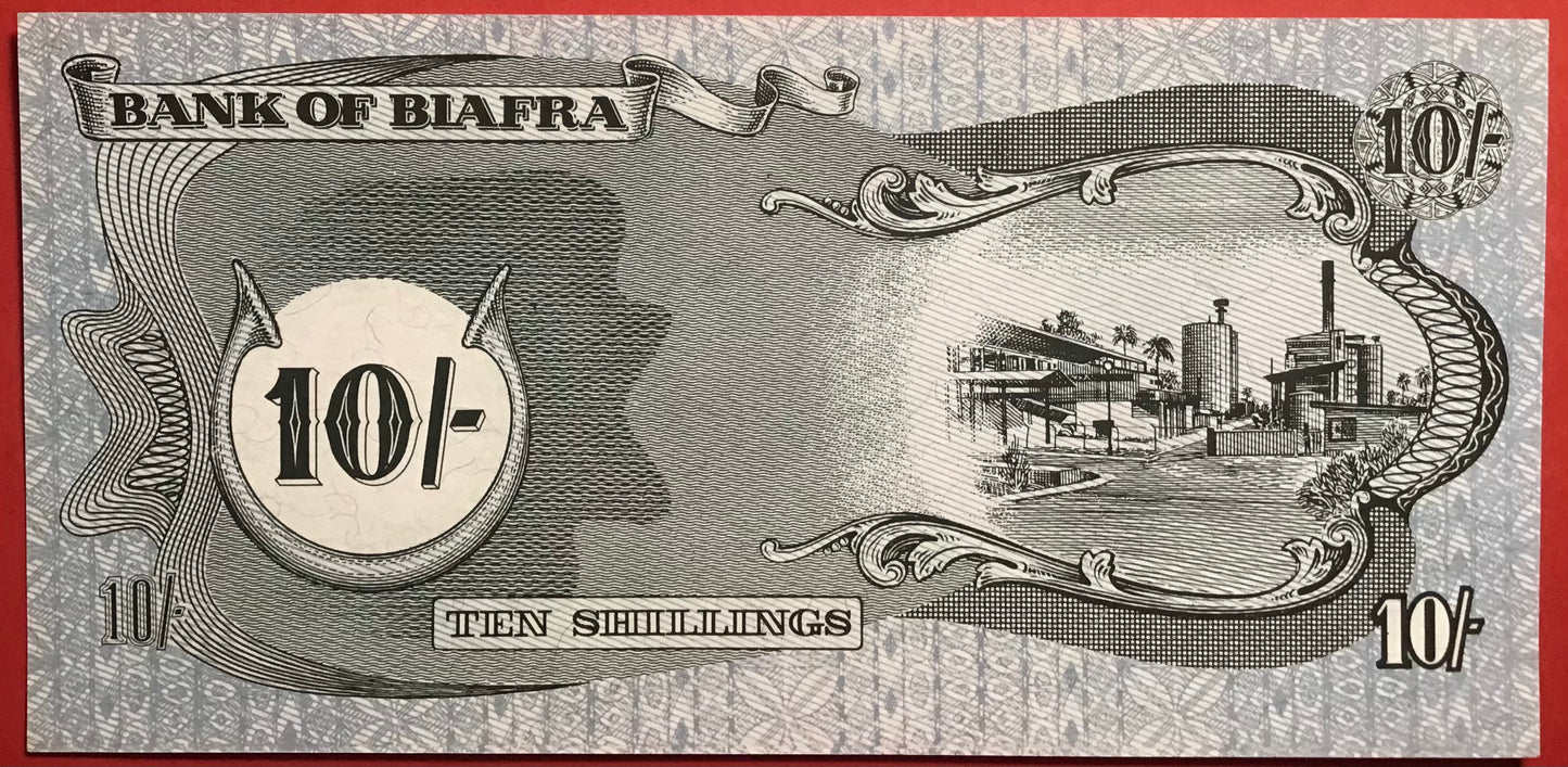 Biafra - 10 Shillings (1968-69) P#4 Kvalitet 0