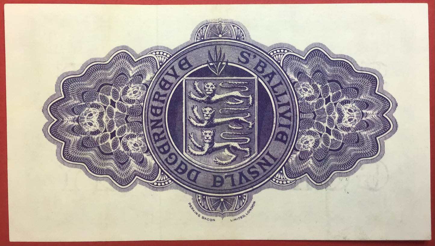 Guernsey - 10 Shillings 1.3.1962 P#42b Kvalitet 01
