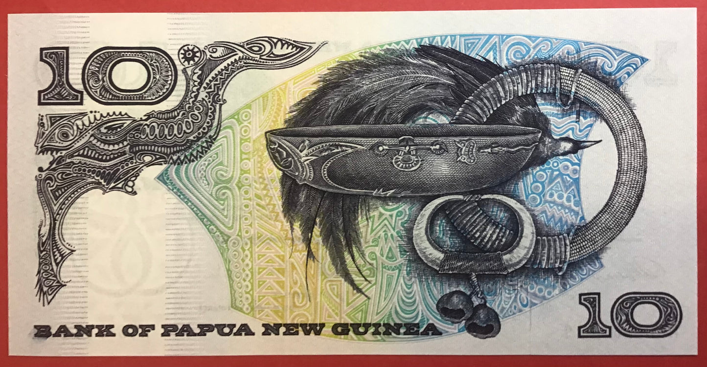 Papua New Guinea - 10 Kina (1985) P#7 Kvalitet 0