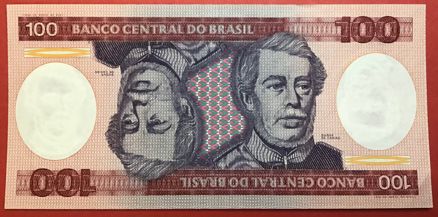 Brazil - 100 Cruzeiros 1984 P#198b Kvalitet 0