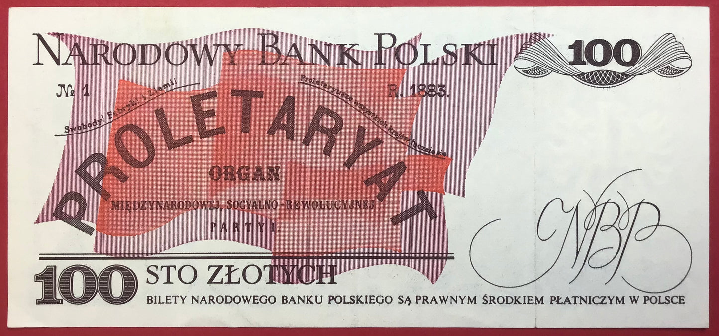 Poland - 100 Zlotych 1.5.1988 P#143e Kvalitet 1+