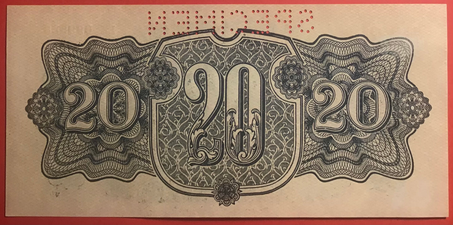 Czechoslovakia - 20 Korun 1944 P#47s *Specimen* Kvalitet 0