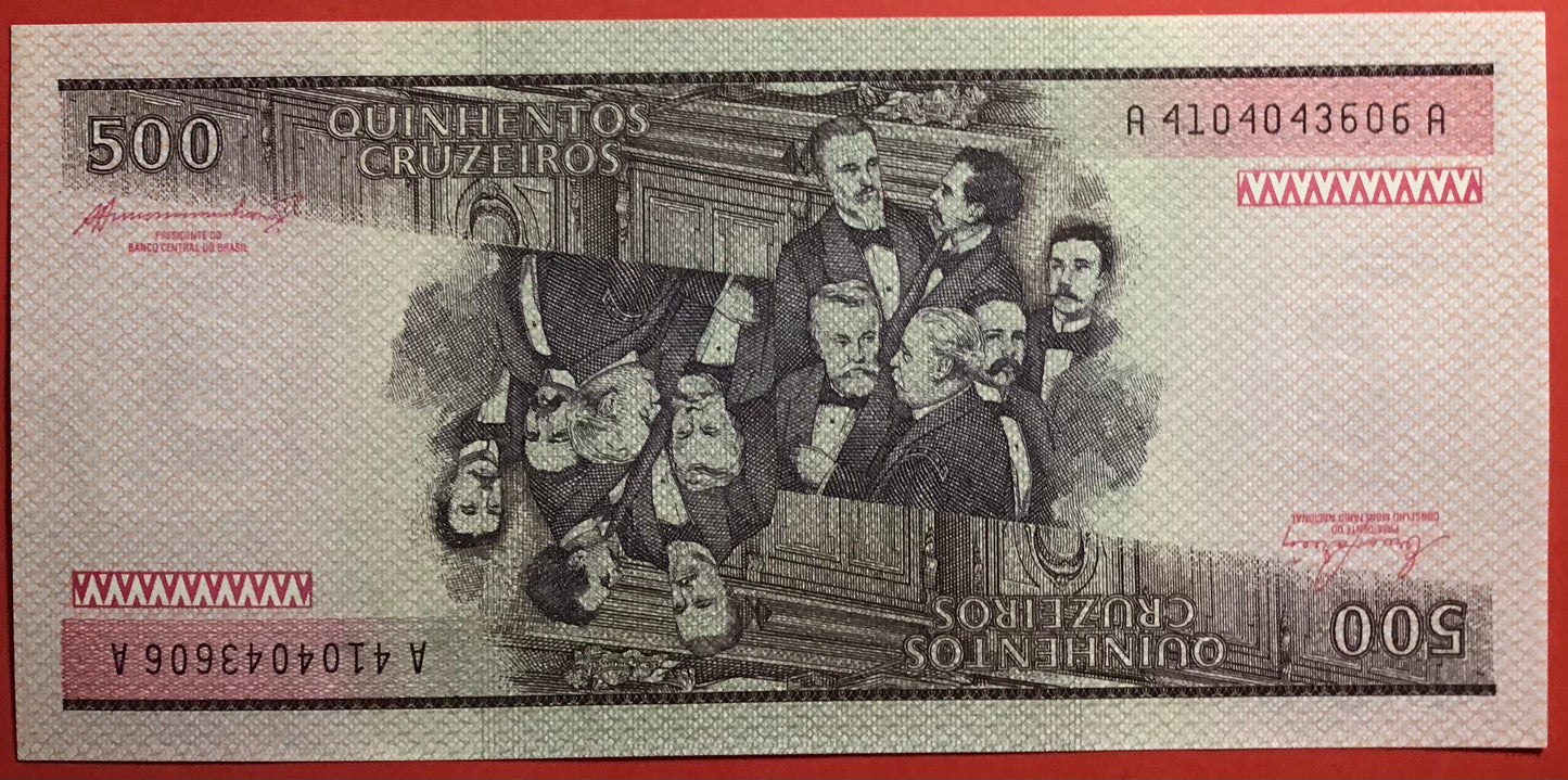 Brazil - 500 Cruzeiros (1981-85) P#200b Kvalitet 0