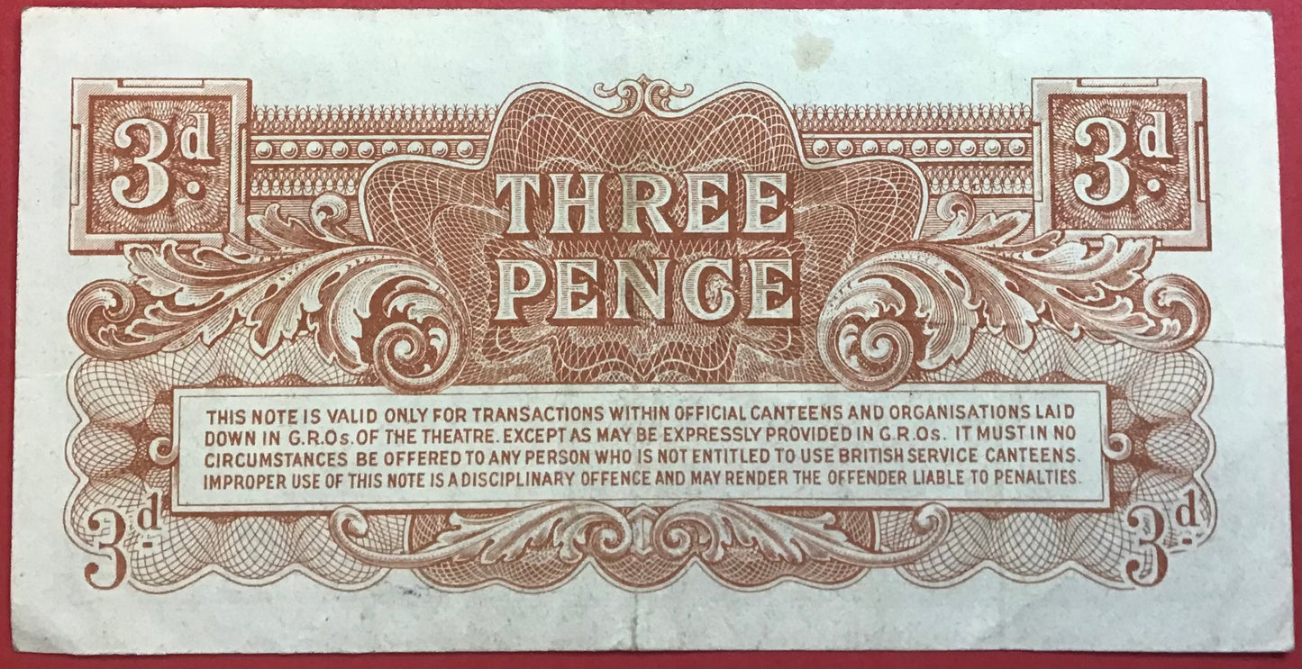 Great Britain - 3 Pence *British Armed Forces* P#M16a Kvalitet 1+