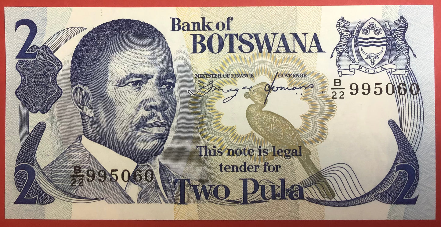 Botswana - 2 Pala (1982) P#7d Kvalitet 0