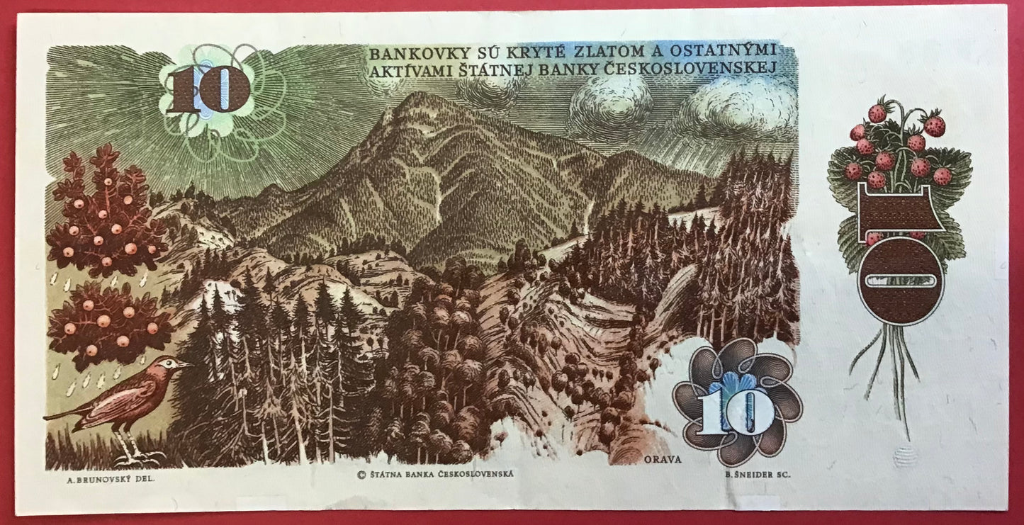 Czechoslovakia - 10 Korun 1986 P#94b Kvalitet 01