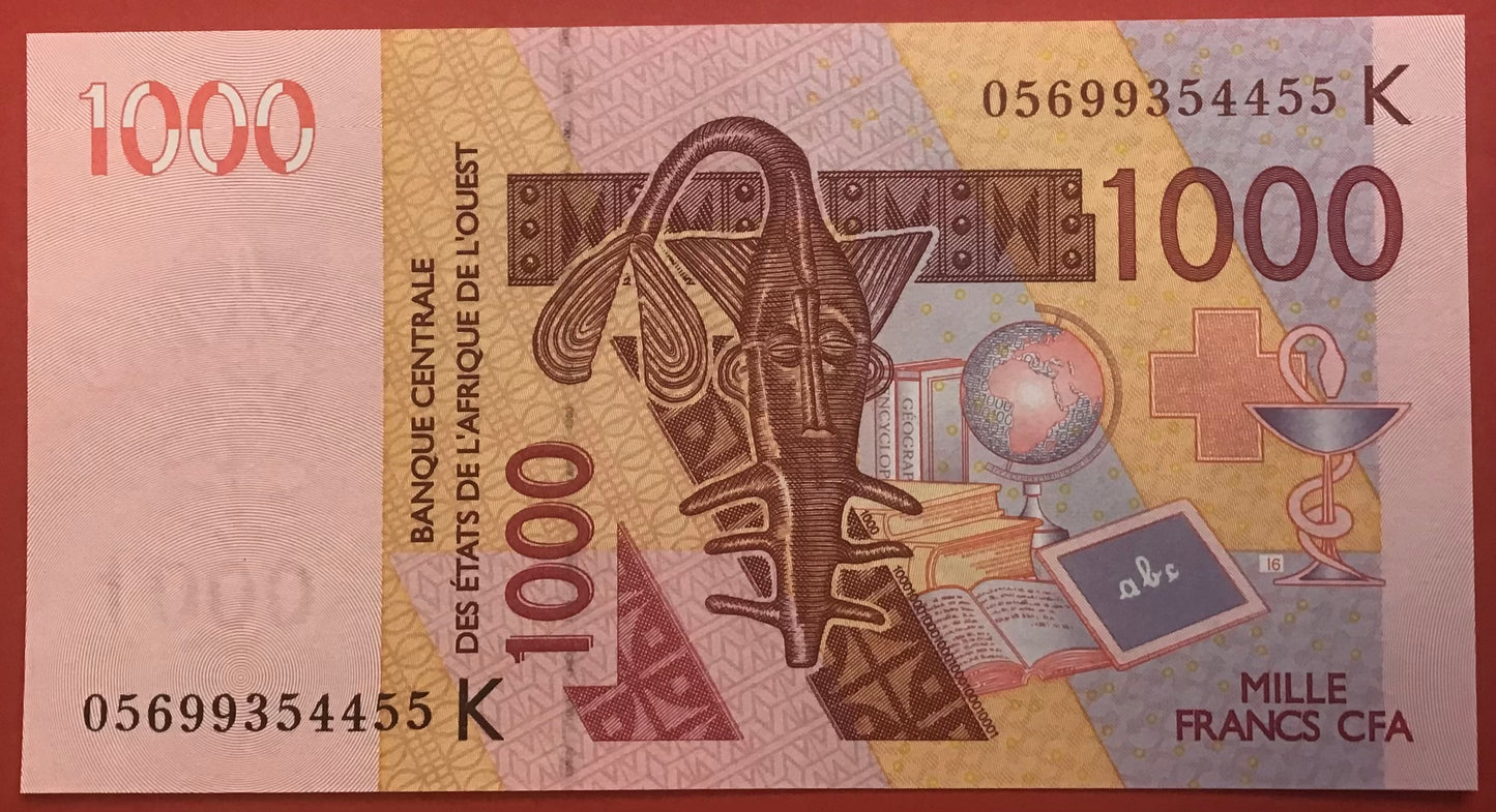 West African States/Senegal - 1000 Francs 2005 P#715Kc Kvalitet 0