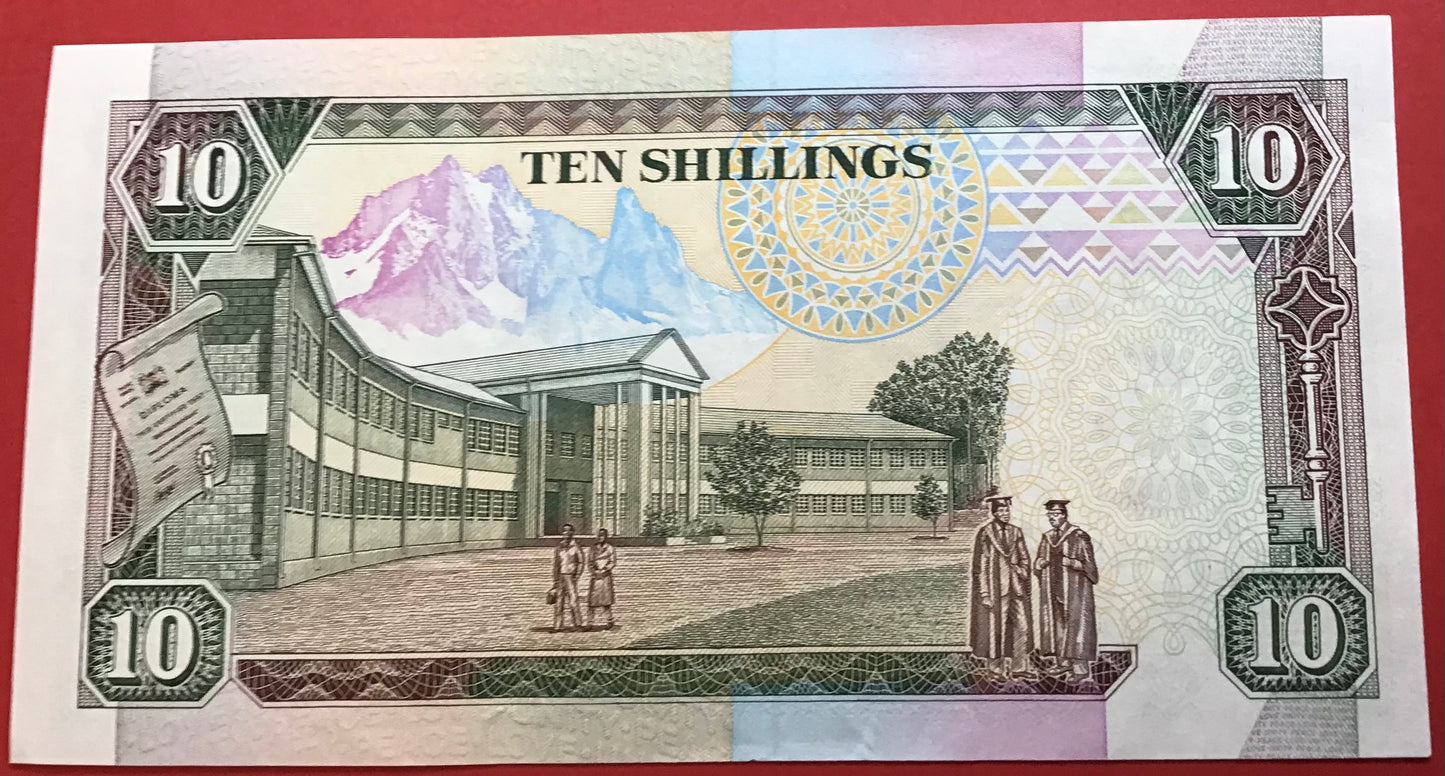 Kenya - 10 Shillings 1.1.1994 P#24f Kvalitet 01