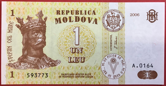 Moldova - 1 Leu 2006 P#8g Kvalitet 0