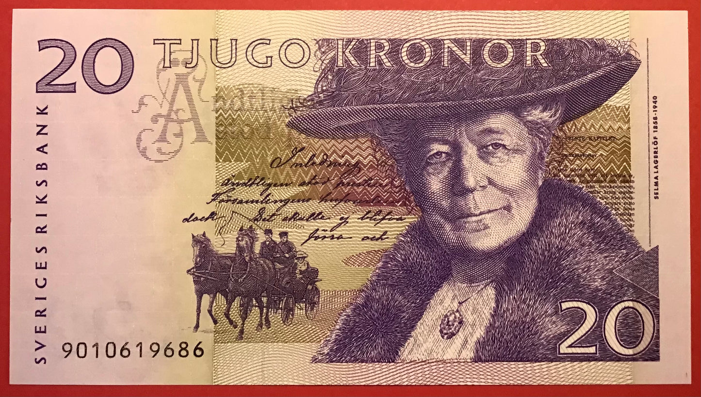 Sweden - 20 Kronor 1999 P#63a Kvalitet 01/0