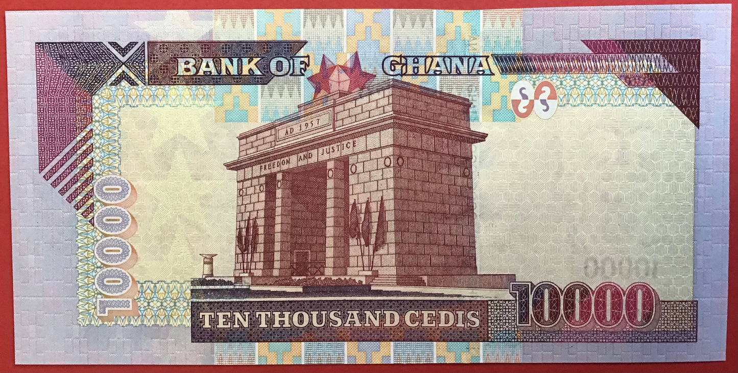 Ghana - 10.000 Cedis 4.8.2006 P#35c Kvalitet 0