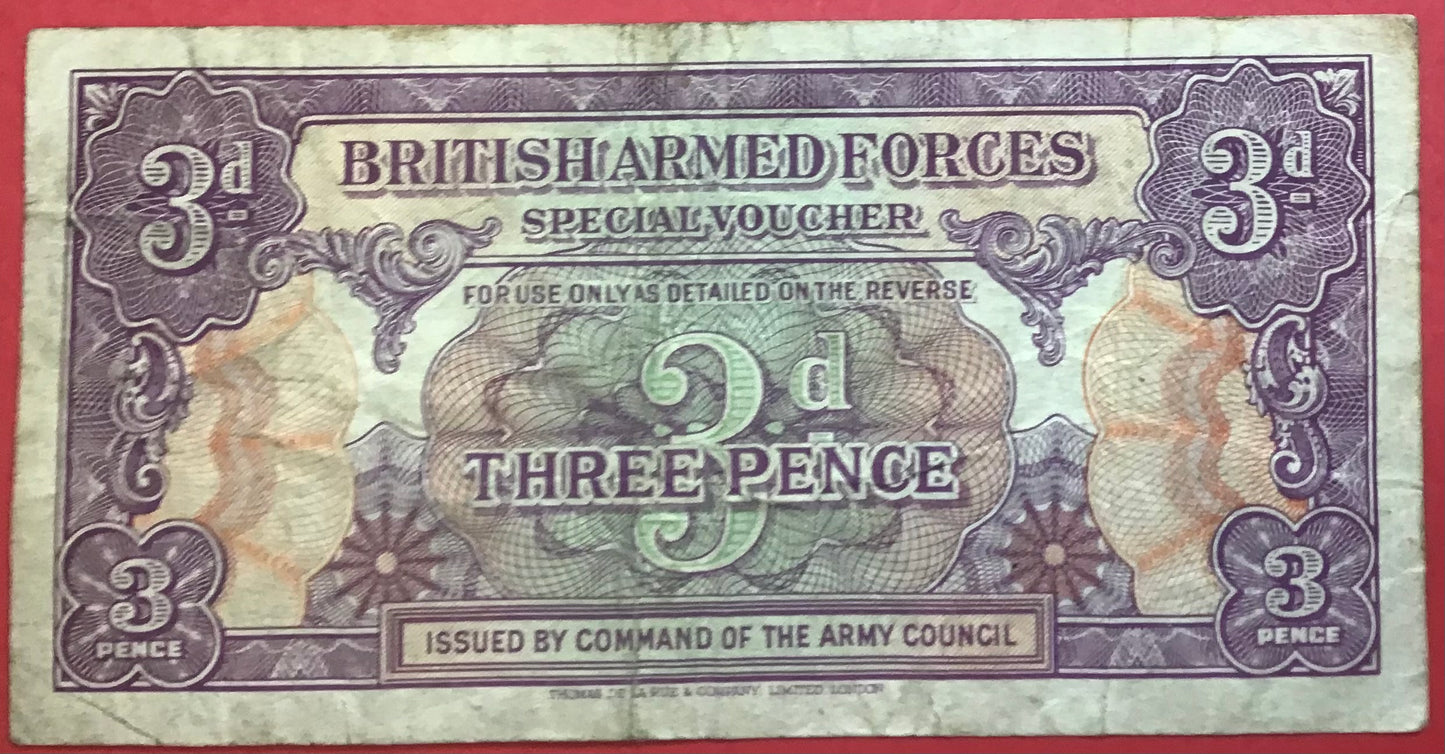 Great Britain - 3 Pence *British Armed Forces* P#M9a Kvalitet 1