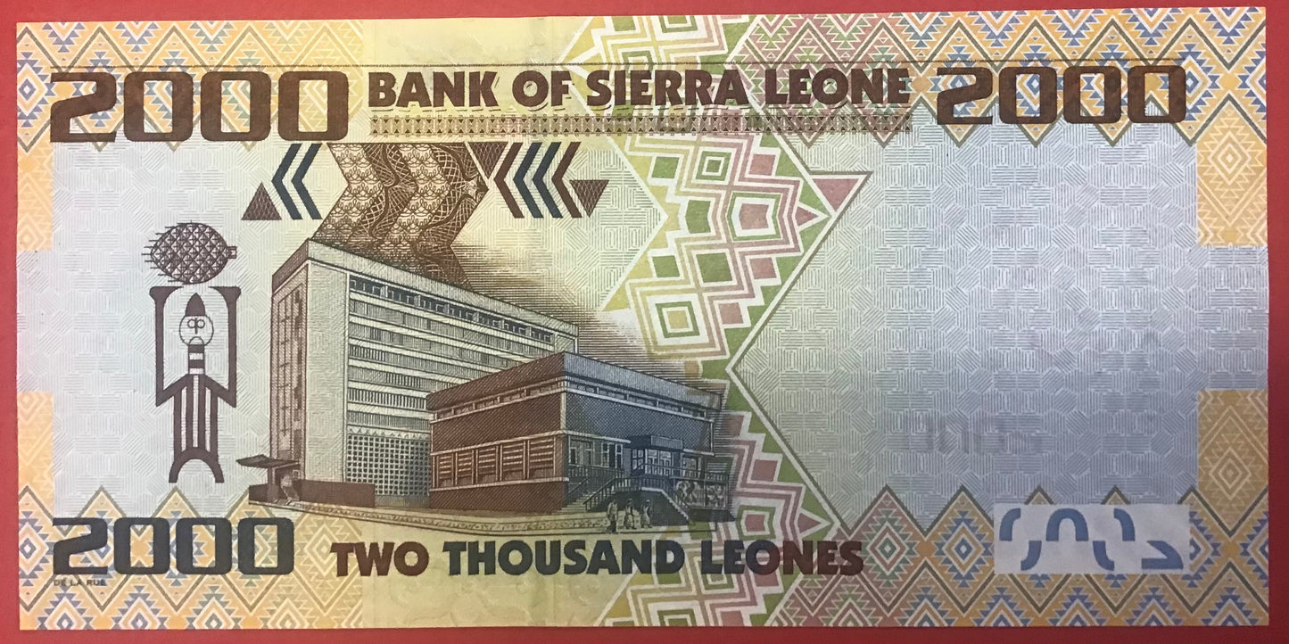Sierra Leone - 2000 Leones 27.4.2016 P#31 Kvalitet 0