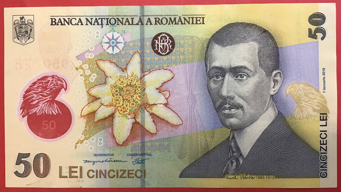 Romania - 50 Lei 1.1.2018 P#120h Kvalitet 01