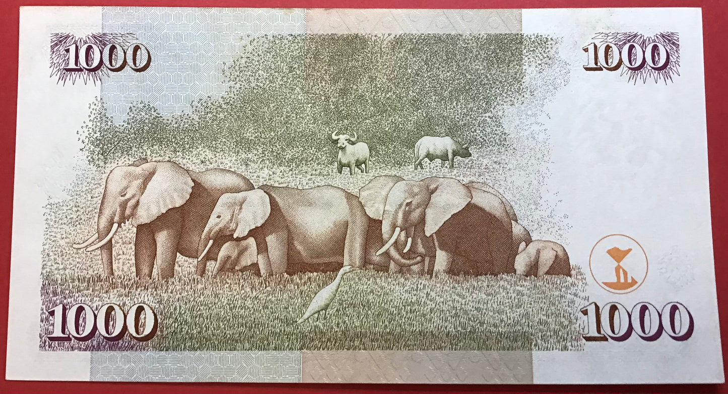 Kenya - 1000 Shillings 1.7.1995 P#34b Kvalitet 0