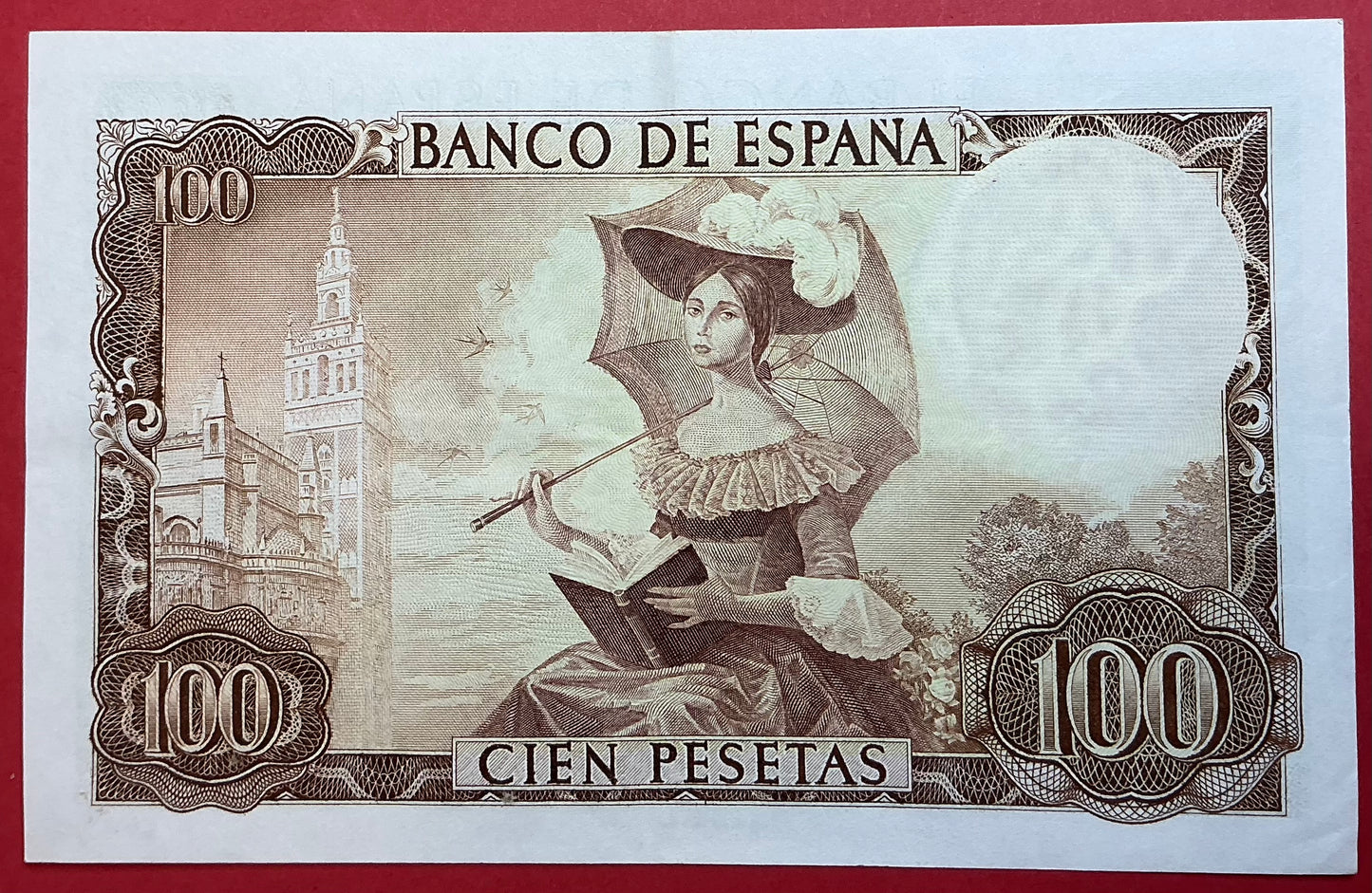 Spain - 100 Pesetas 19.11.1965 P#150 Kvalitet 1+/01