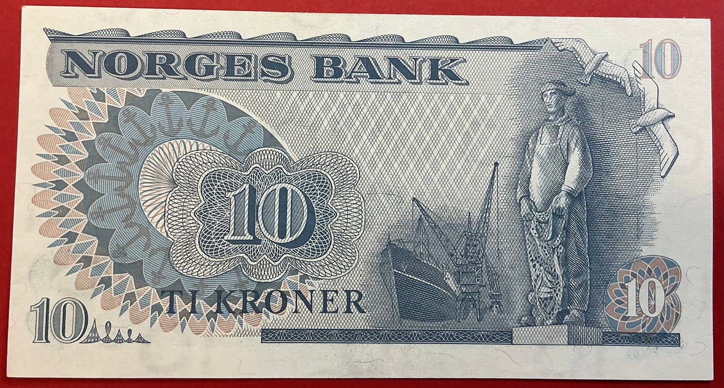 Norway - 10 Kroner 1983 P#36c Kvalitet 0