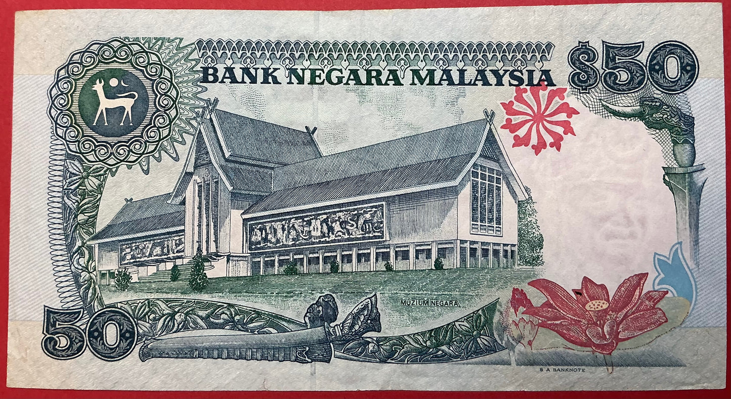 Malaysia - 50 Ringgit (1997) P#31d Kvalitet 1+