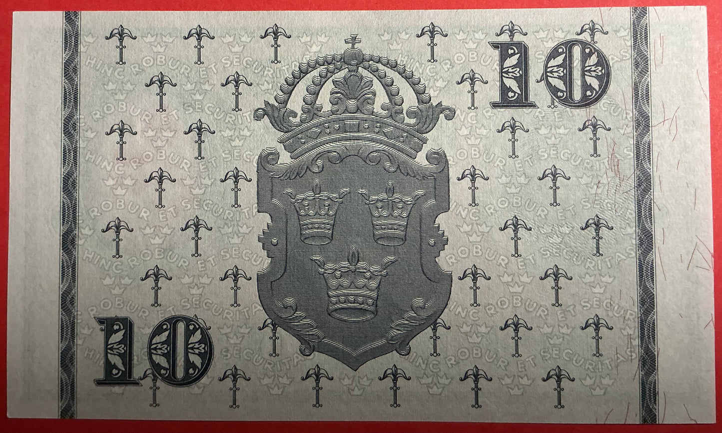 Sweden - 10 Kronor 1960 P#43h Kvalitet 01/0