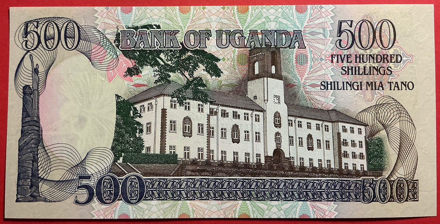 Uganda - 500 Shillings 1991 P#33b Kvalitet 0