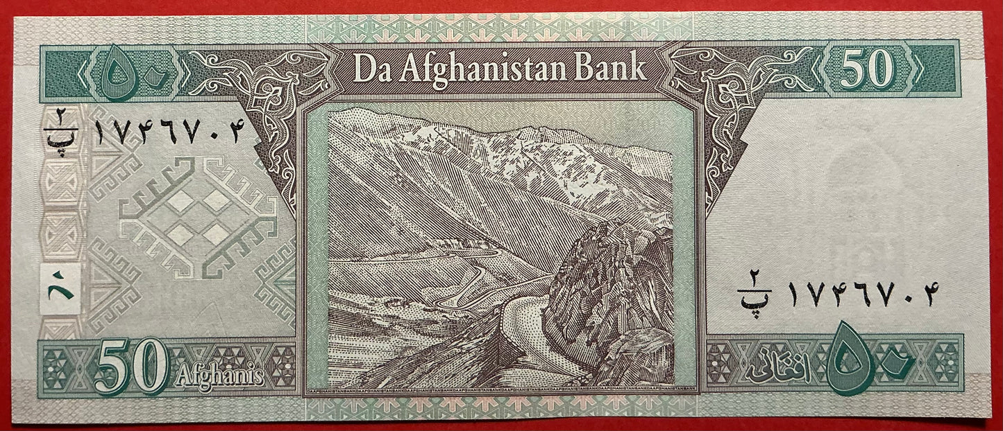 Afghanistan - 50 Afghanis 2002 P#69a Kvalitet 0
