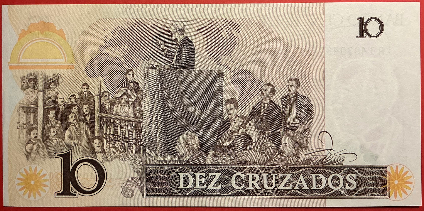 Brazil - 10 Cruzados 1987 P#209b Kvalitet 0