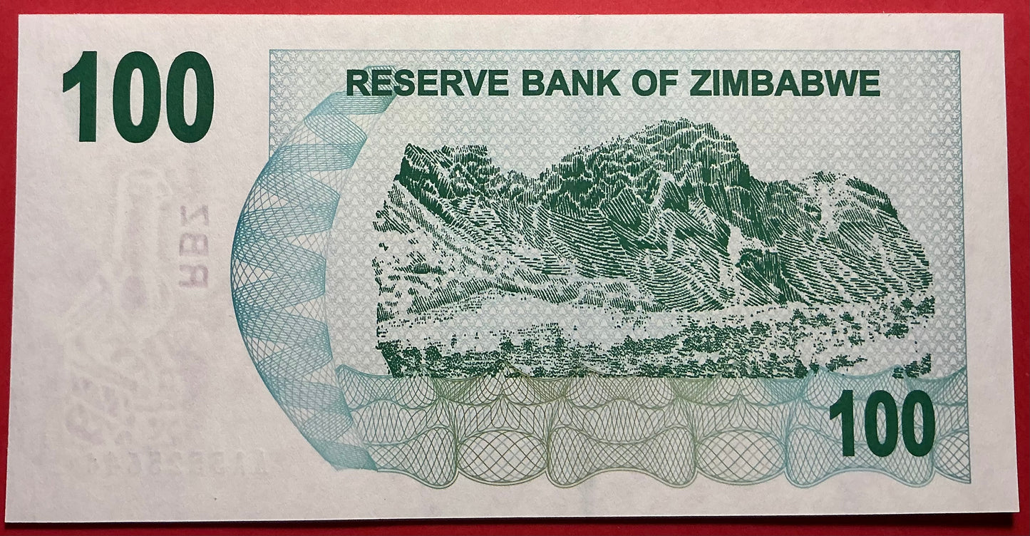 Zimbabwe - 100 Dollars 1.8.2006 P#42 Kvalitet 0
