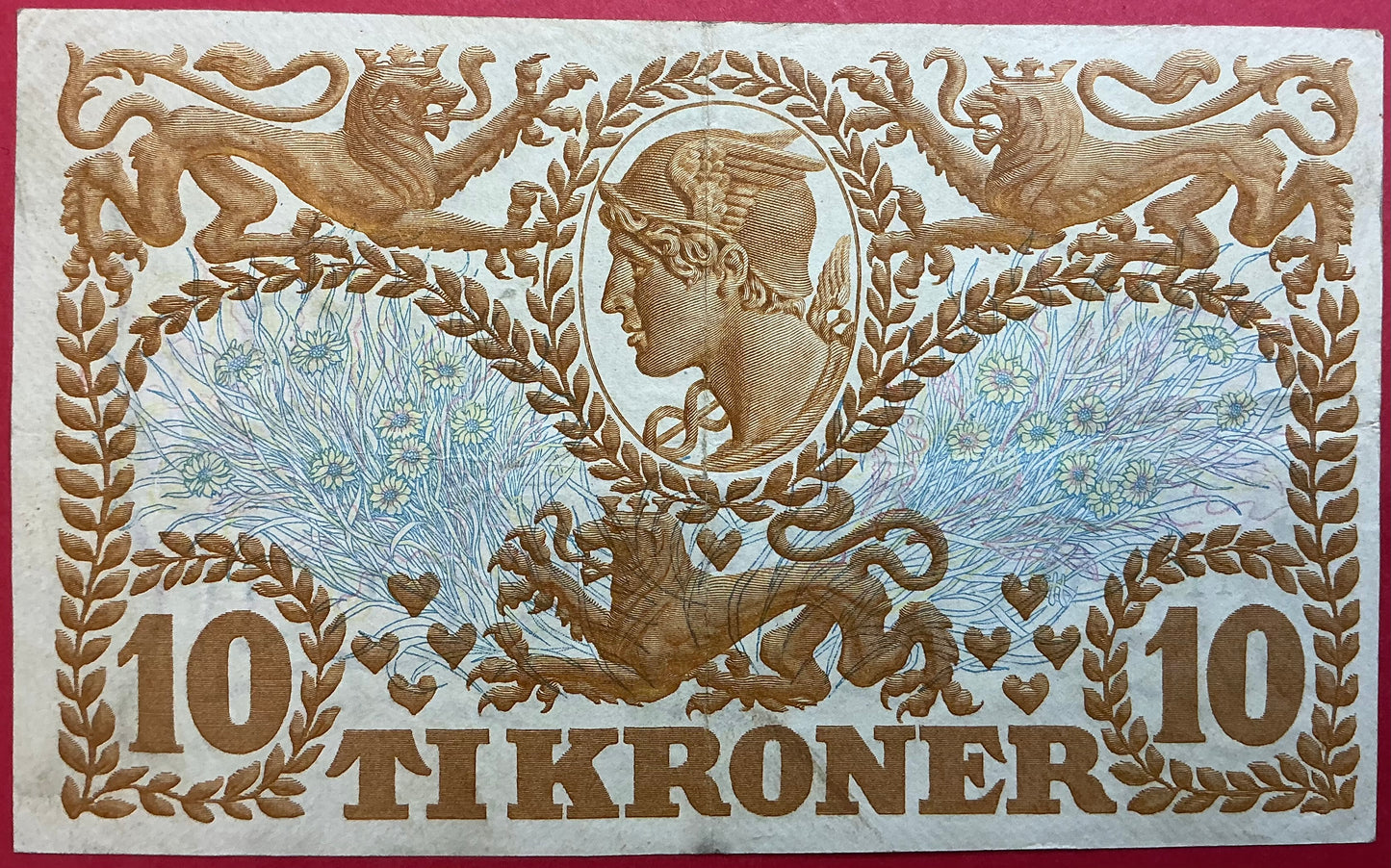 Danmark - 10 Kroner 1921 (H1171499) Sieg#103 Kvalitet 1+